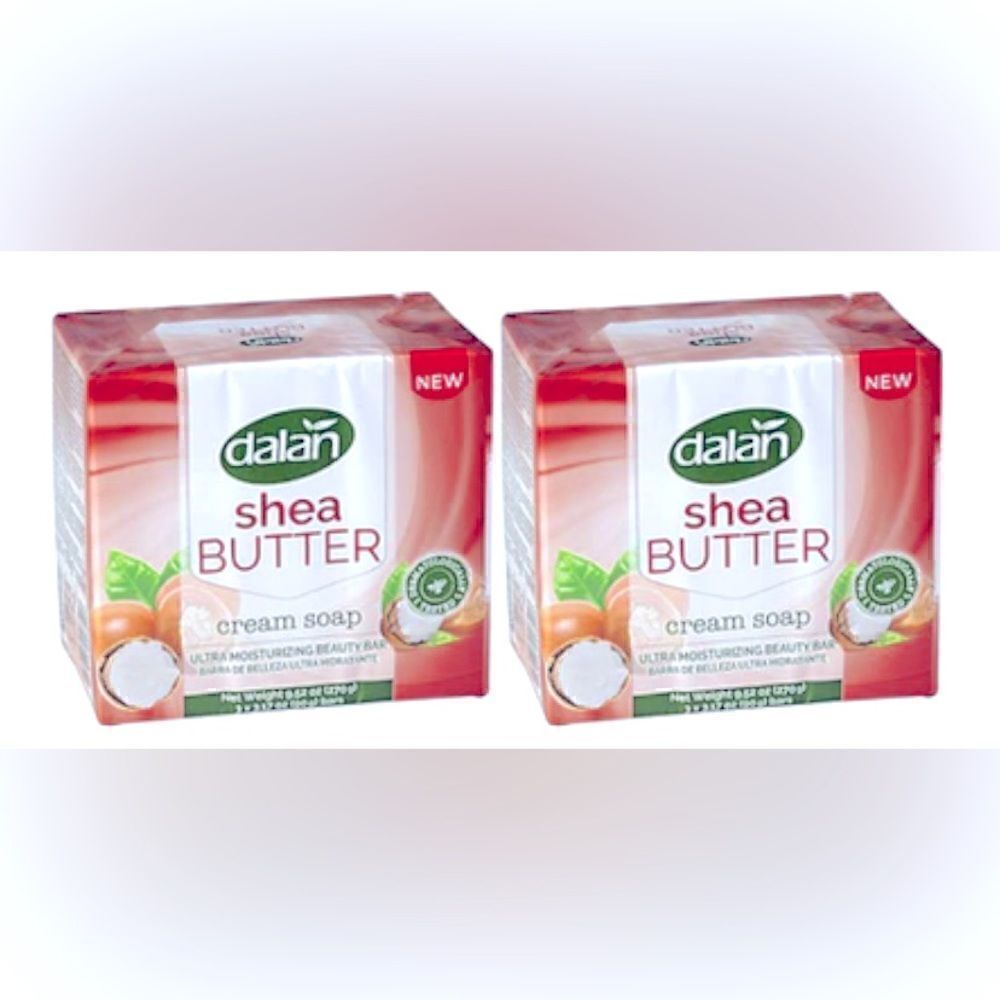 🛍Dalan Shea Butter moisturizing Cream Soap 3 Pack ( pack of 2 ) Beaty Bar